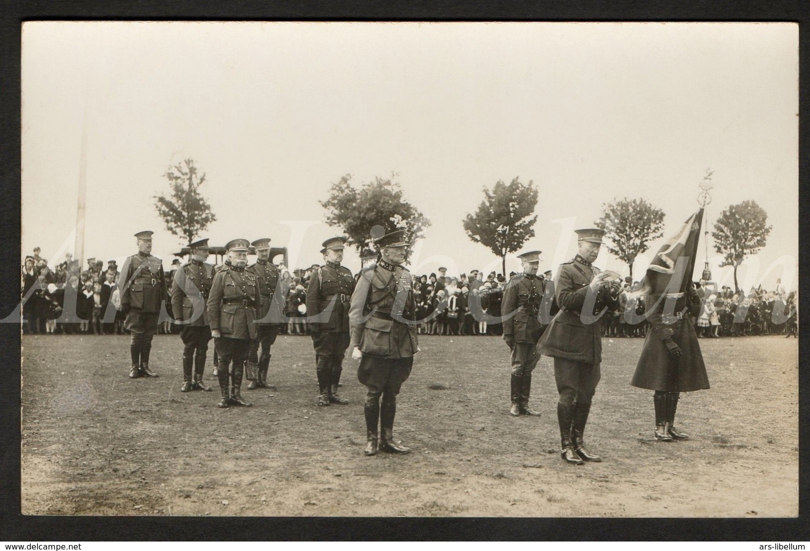 RARE / Postcard / ROYALTY / België / Belgique / Roi Albert I / Koning Albert I / Kamp Elsenborn / Generaal / 1922 - Elsenborn (camp)