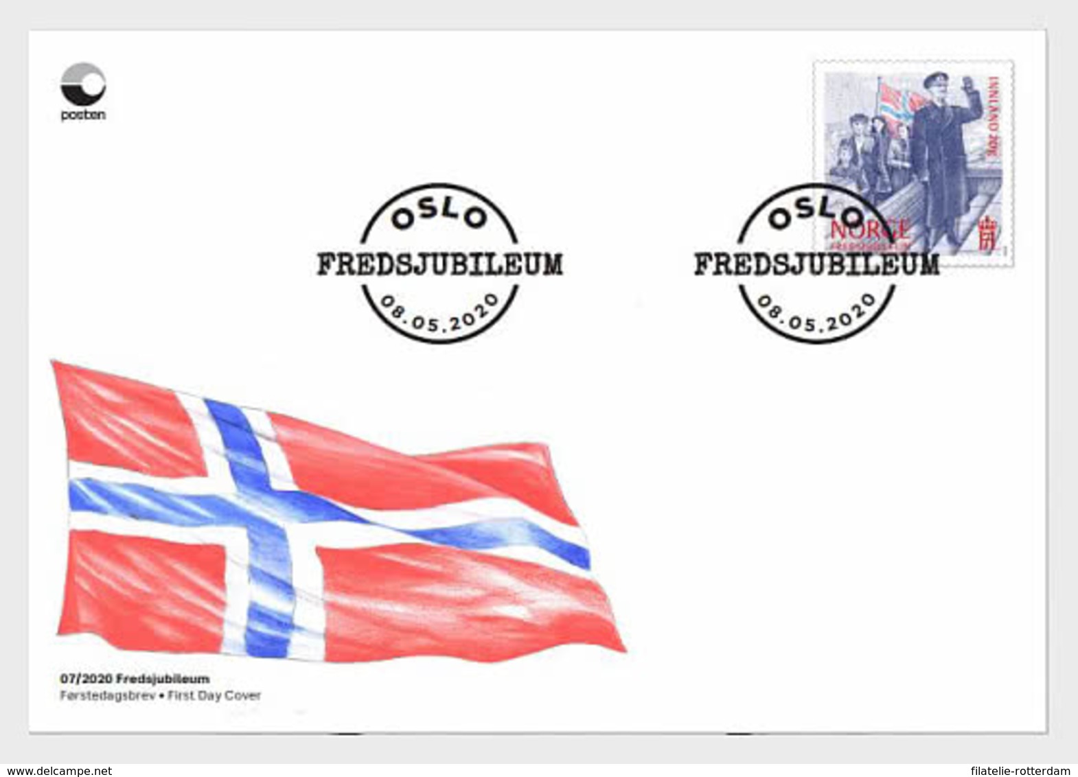 Noorwegen / Norway - Postfris / MNH - FDC 75 Jaar Vrede 2020 - Ongebruikt