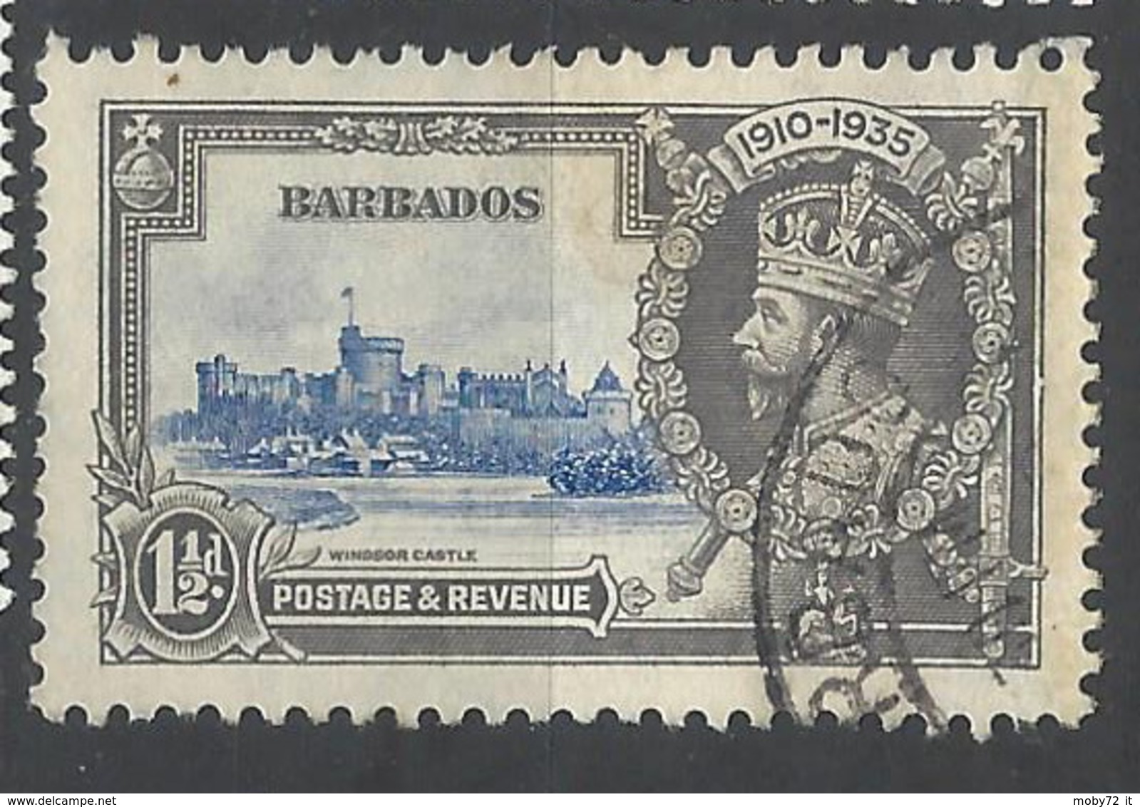 Barbados - 1935 - Usato/used - Silver Jubilee - Mi N. 149 - Barbados (...-1966)