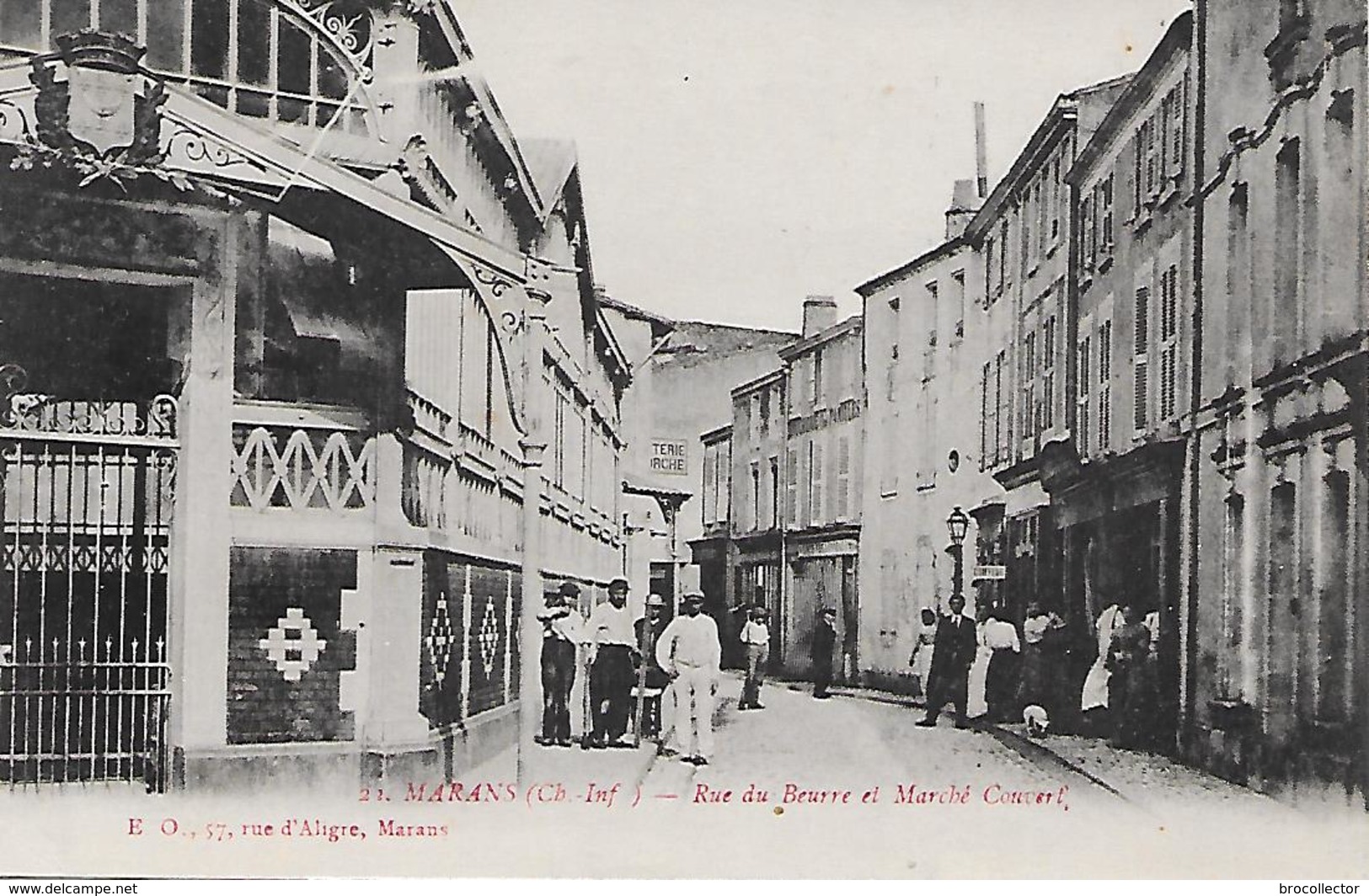 MARANS  ( 17 ) -  Rue Du Beurre Et Marché Couvert - Andere & Zonder Classificatie