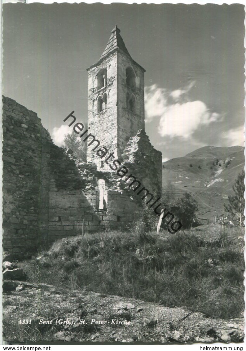 Sent - St. Peter Kirche - Verlag Rud. Suter Oberrieden - Sent