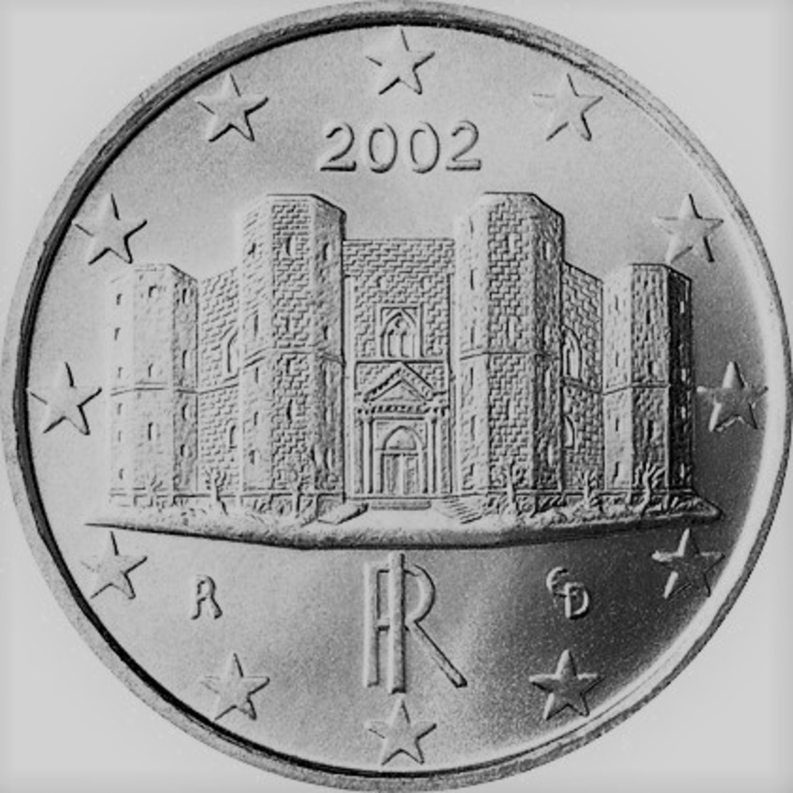 MONNAIE 1 Cent 2002 ITALIE Euro Fautée Non Cuivrée Etat Superbe - Errors And Oddities