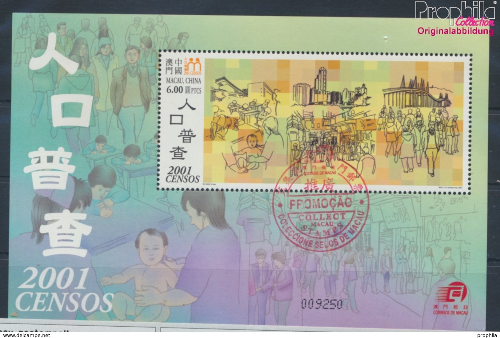 Macau Block93 (kompl.Ausg.) Gestempelt 2001 Volkszählung (9448915 - Gebraucht