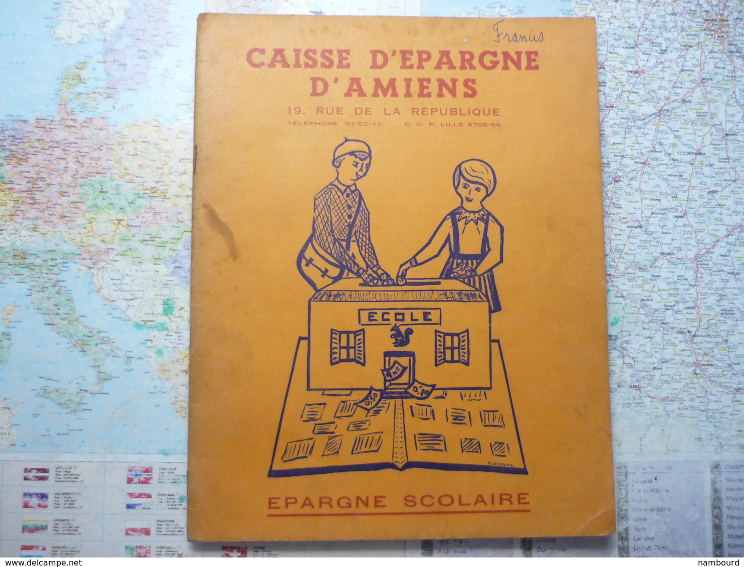 Caisse D'épargne D'Amiens Epargne Scolaire Album De 174 Images - Andere & Zonder Classificatie