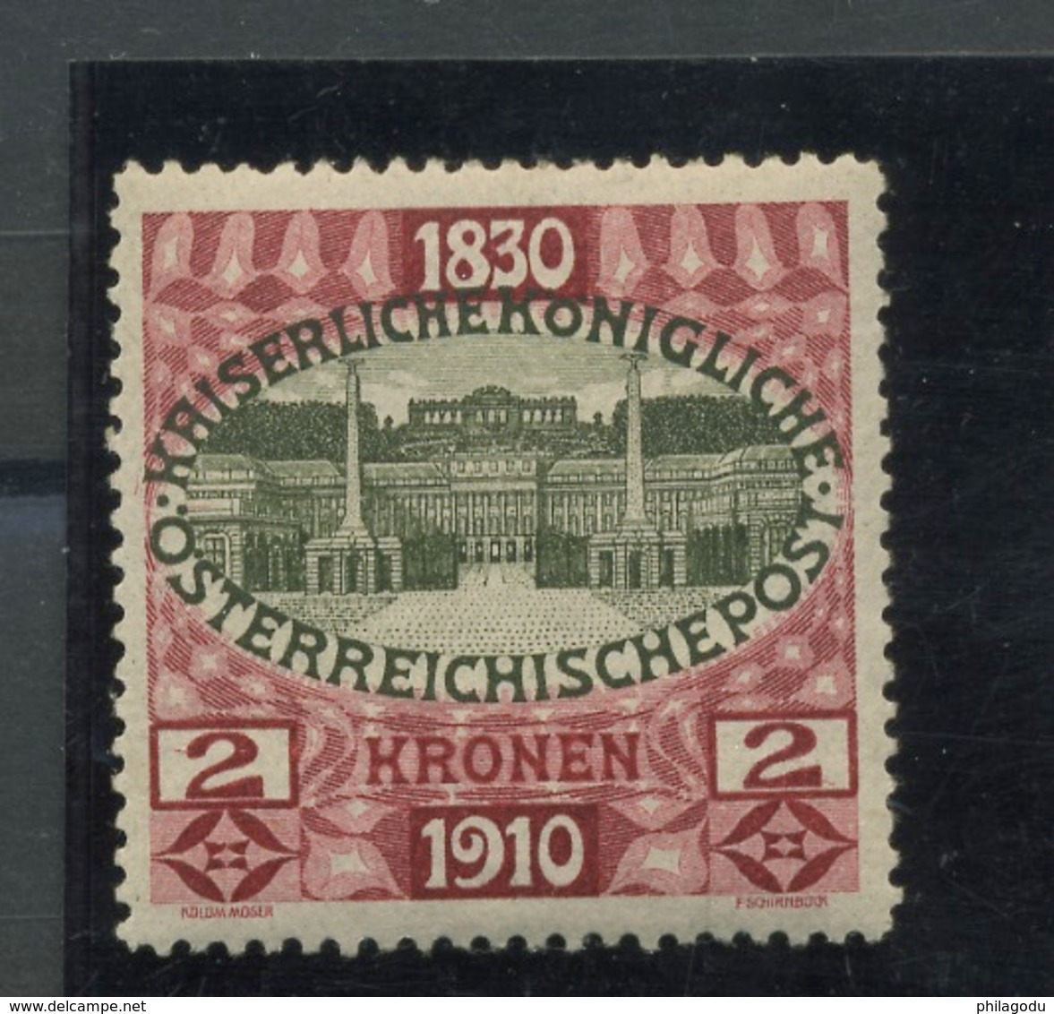 1910. 2 K.   Yv.133 **.  Postfrich.  Sans Charnière.  Cote 330,-euros - Ungebraucht