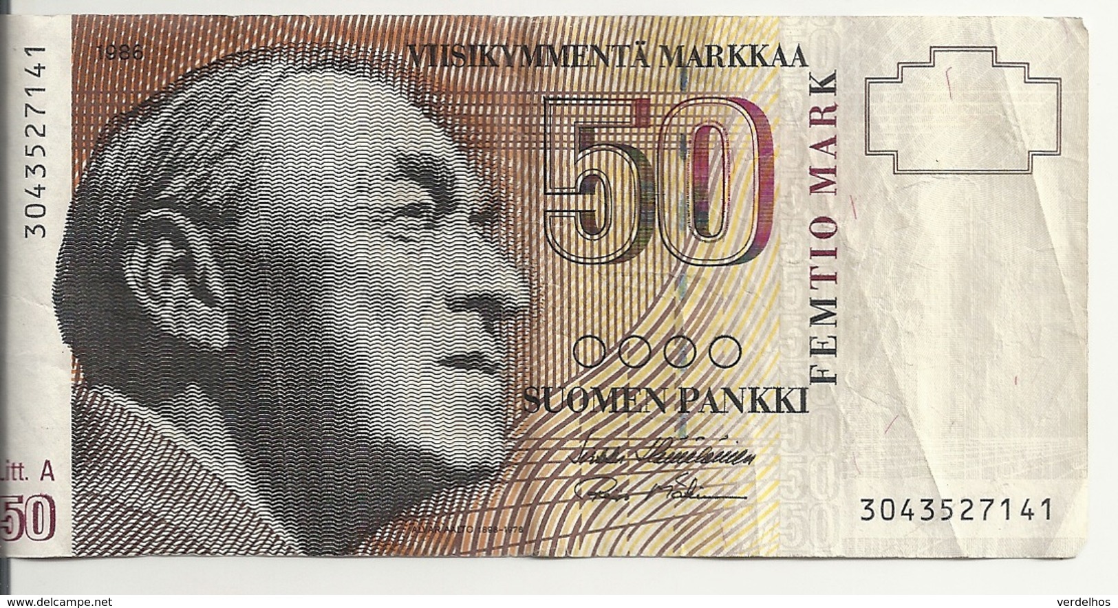 FINLANDE 50 MARKKAA 1986(1991) VF P 118 - Finland