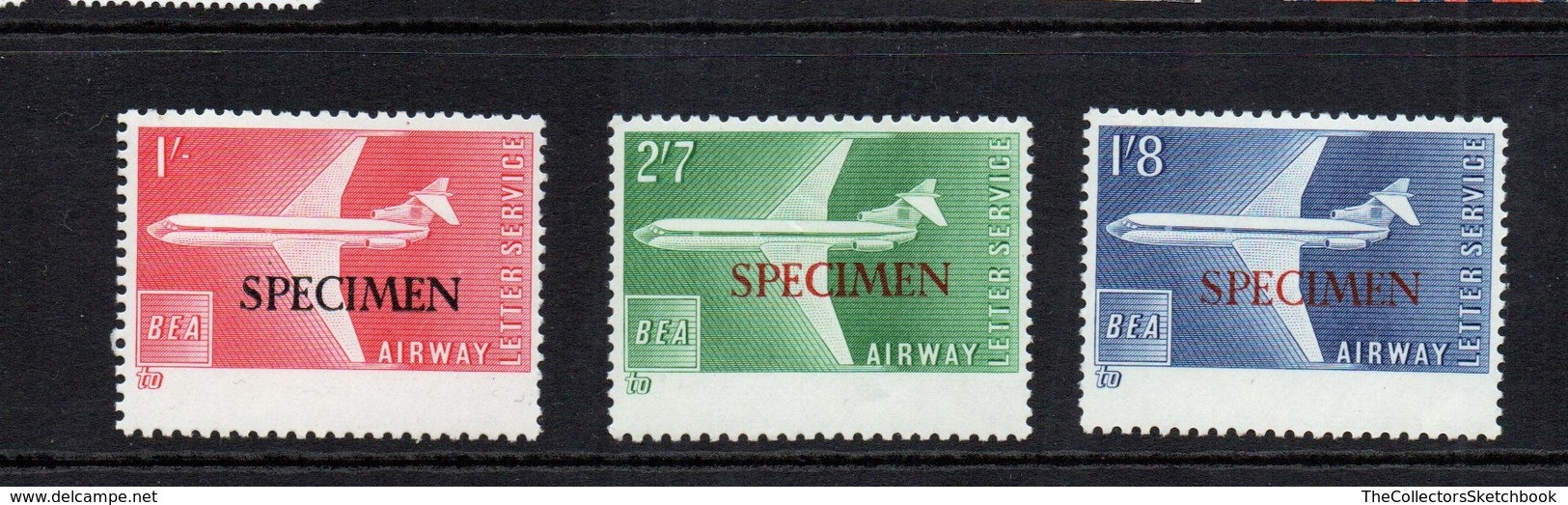 GB ;  British European Airways 3 Stamps Unmounted Mint - Sonstige & Ohne Zuordnung