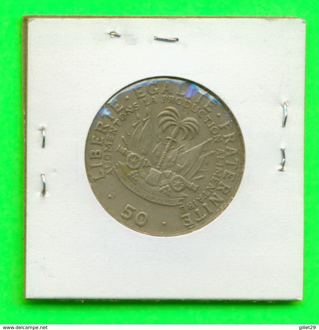 MONNAIES, HAITI - 1979 - 50 CENTIMES - Haïti