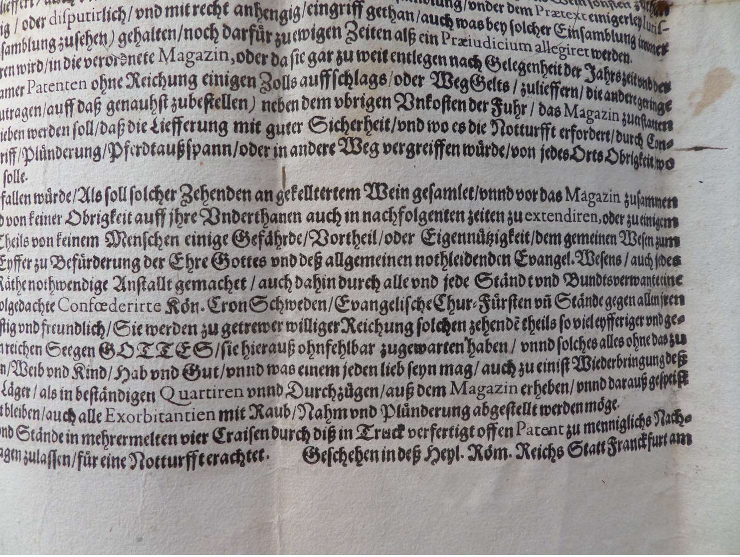 Beau Parchemin/concordat De 1633. A Priori Contrat D'alliance Diplomatique. Texte En Allemand. Grande Rareté ! A Saisir! - Historische Documenten