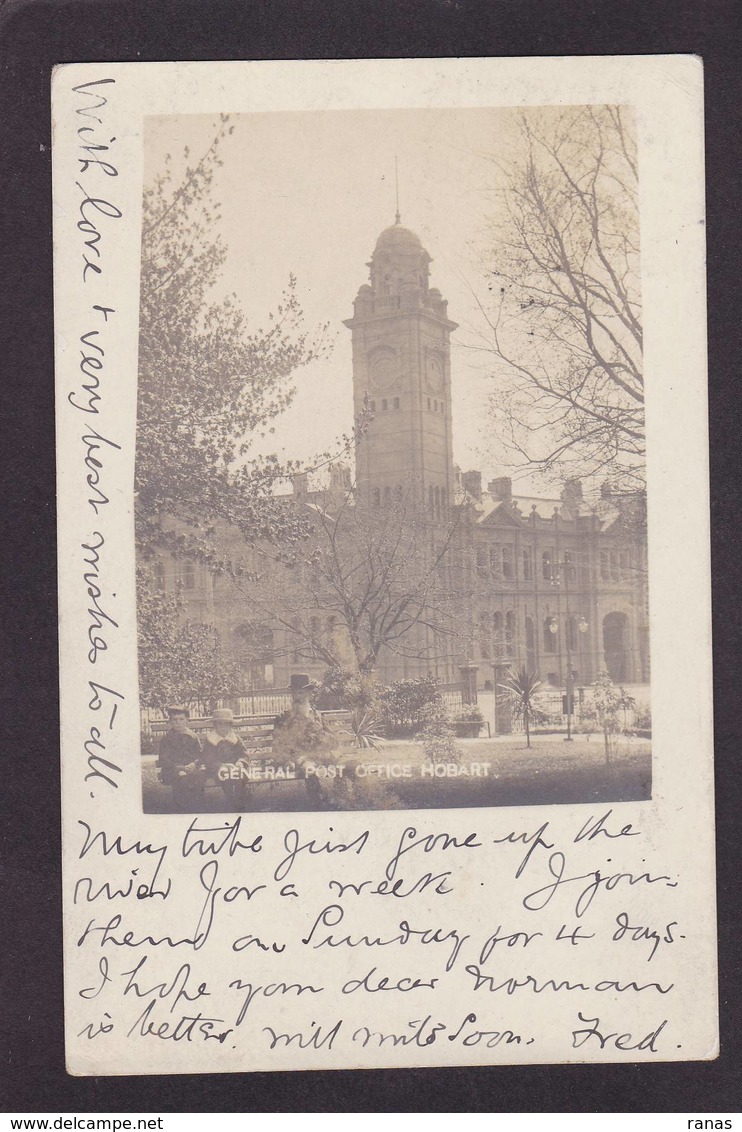 CPA Australie Tasmania (TAS) Hobart Carte Photo Circulé - Hobart