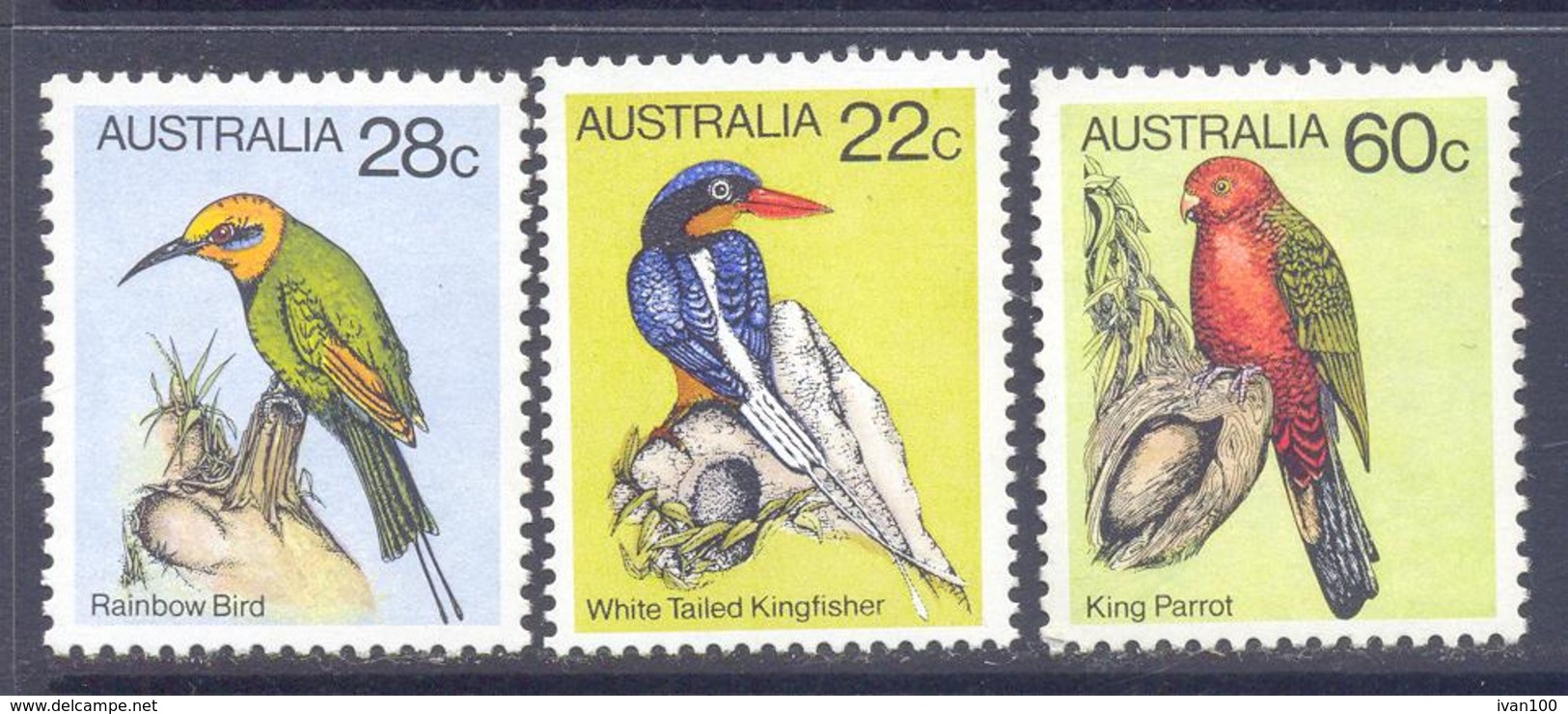 1980. Australia, Birds, 3v, Mint/** - Mint Stamps