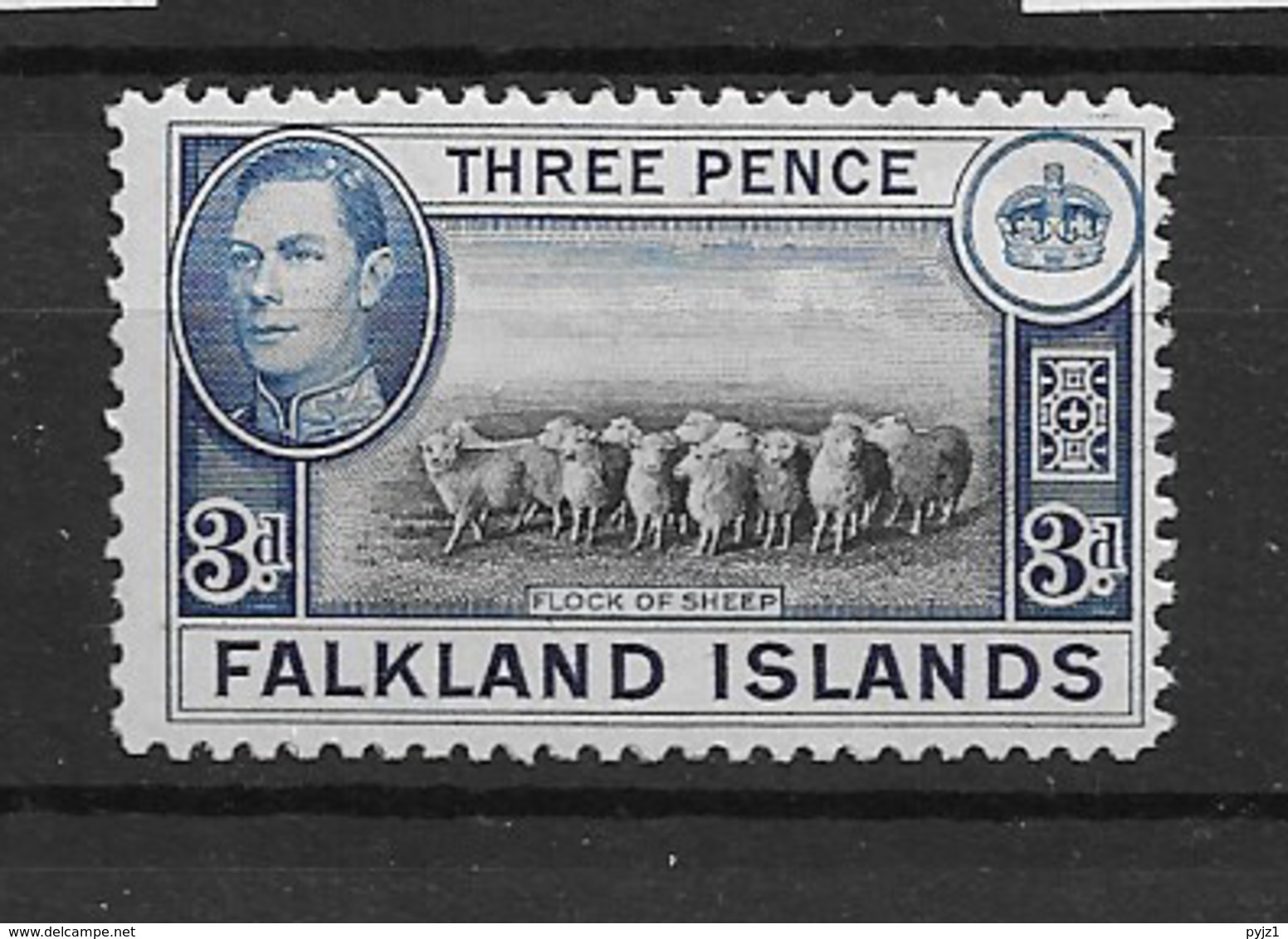1938 MH Falkland Islands Mi  84 - Falklandeilanden