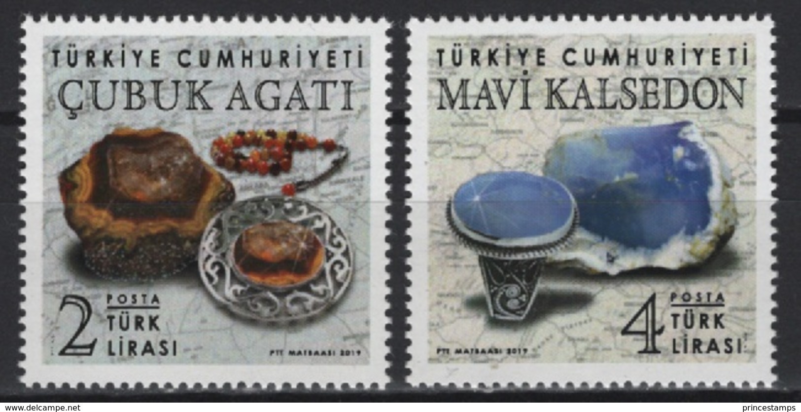 Turkey (2019) - Set - /  Minerals - Mineraux - UNUSUAL Touch - Minerales