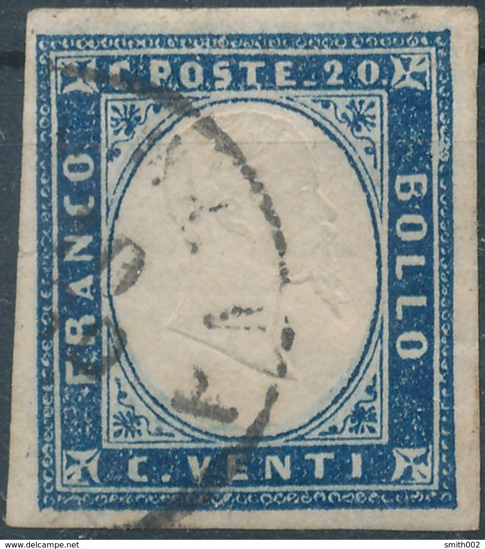 ITALY - SARDINIA, 1855, Mi SA12 - Sardinia