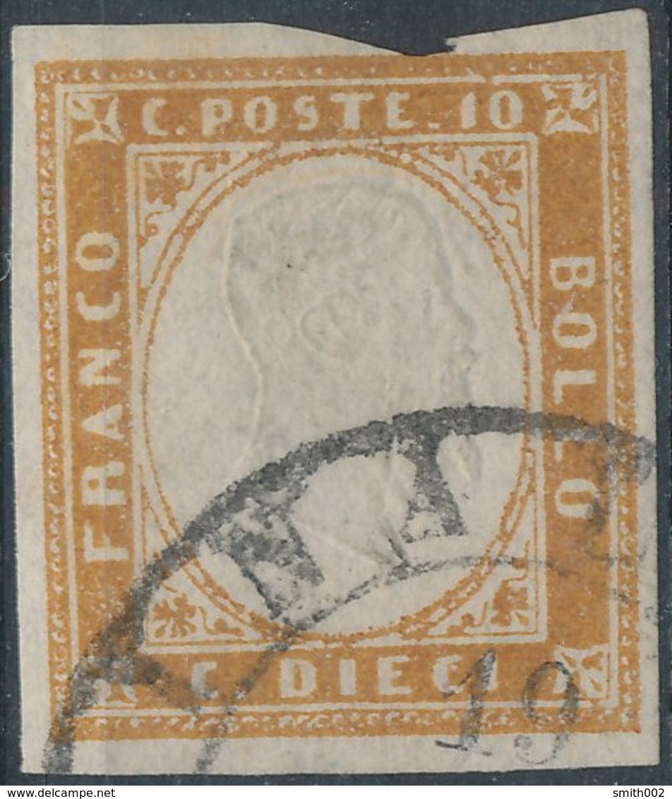 ITALY - SARDINIA, 1855, Mi SA11 - Sardinia