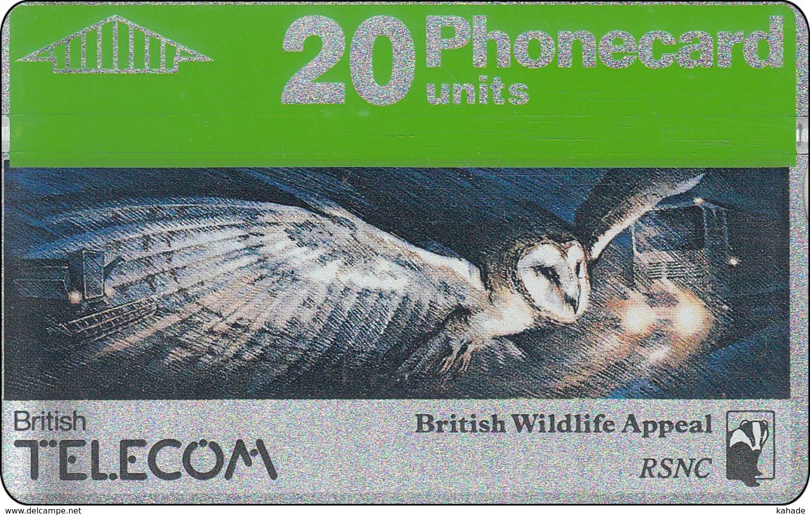 England Optical Phonecard Bird Vogel Eule Owl - Owls