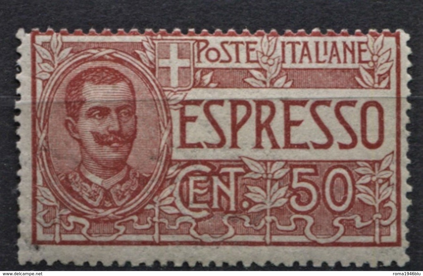 REGNO 1917 POSTA AEREA 50 C. ** MNH - Poste Aérienne