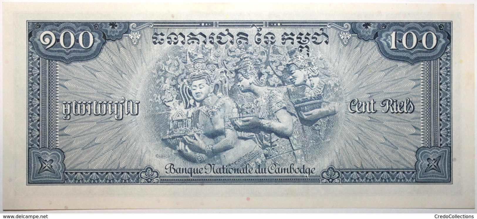 Cambodge - 100 Riels - 1972 - PICK 13b - NEUF - Cambodja