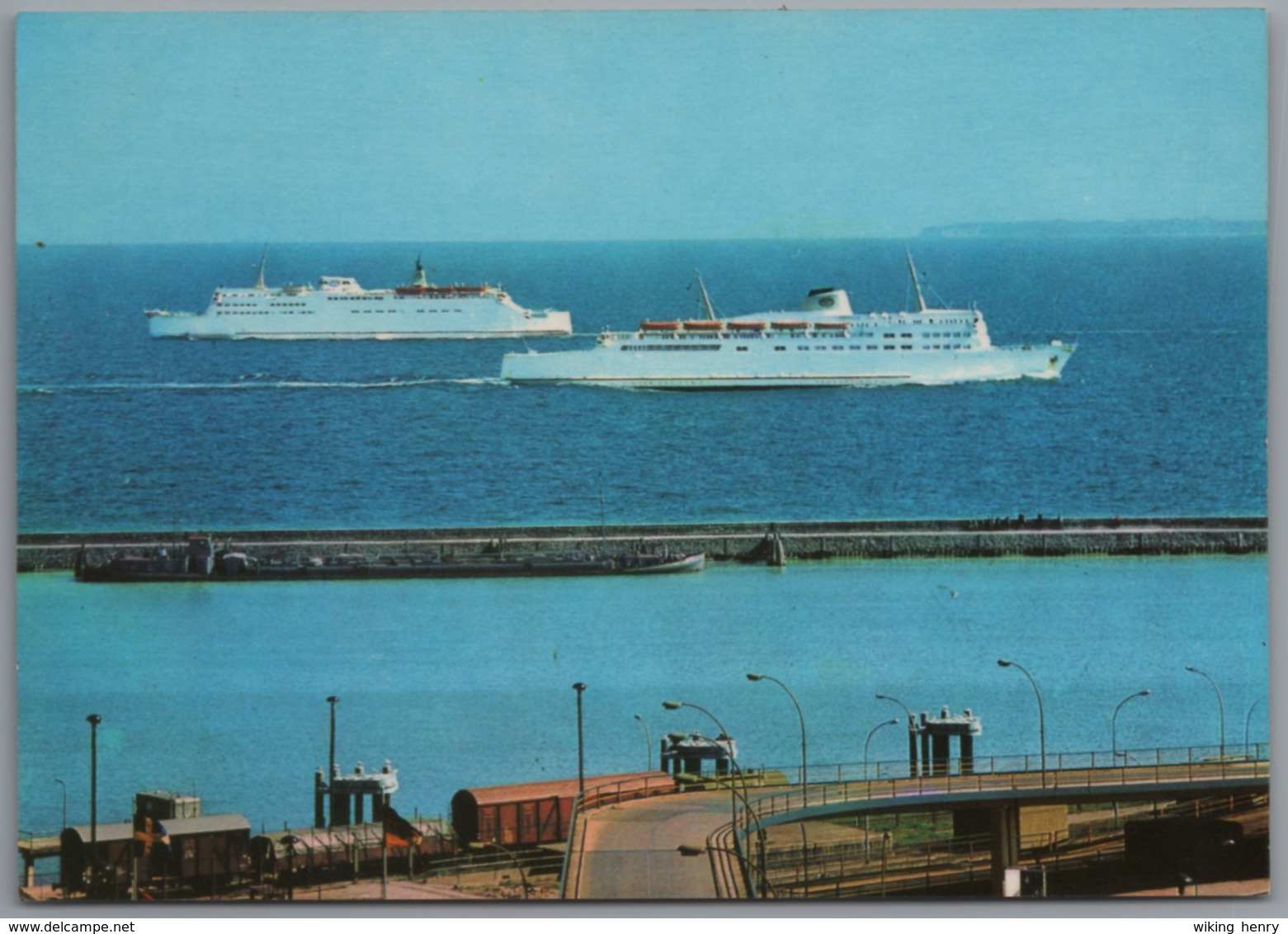 Sassnitz Auf Rügen - Begegnung Der Schwedischen Fährschiffe Skåne Und Trelleborg - Sassnitz