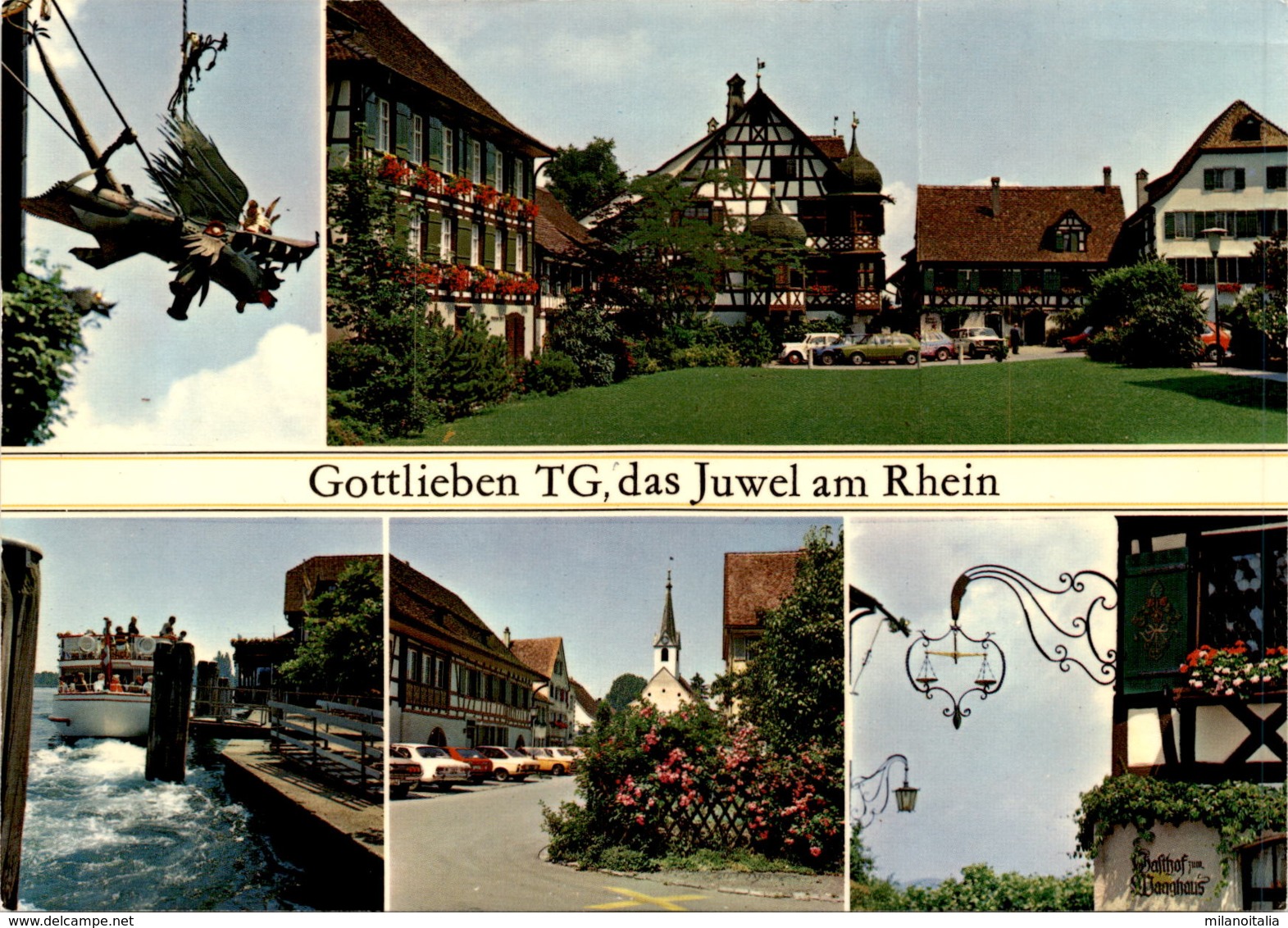 Gottlieben TG, Das Juwel Am Rhein - 5 Bilder (961) - Gottlieben