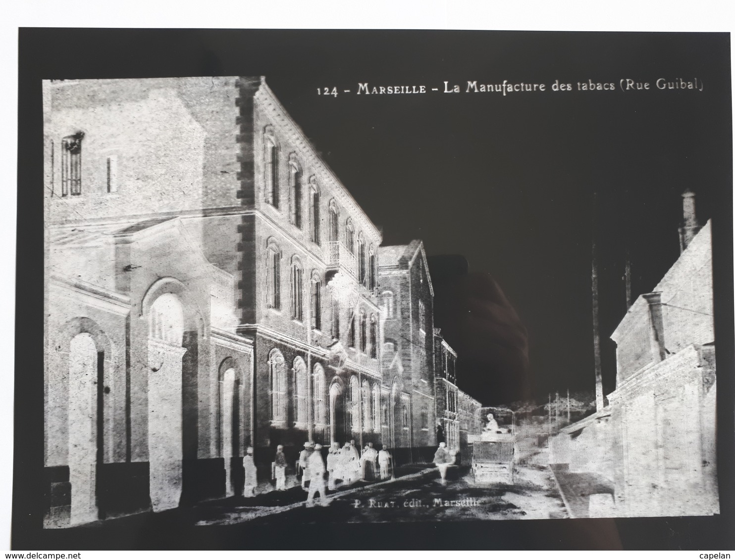 2 Négatifs Carte Postale - Manufacture Des Tabacs - Marseille - Cinq Avenues, Chave, Blancarde, Chutes Lavies