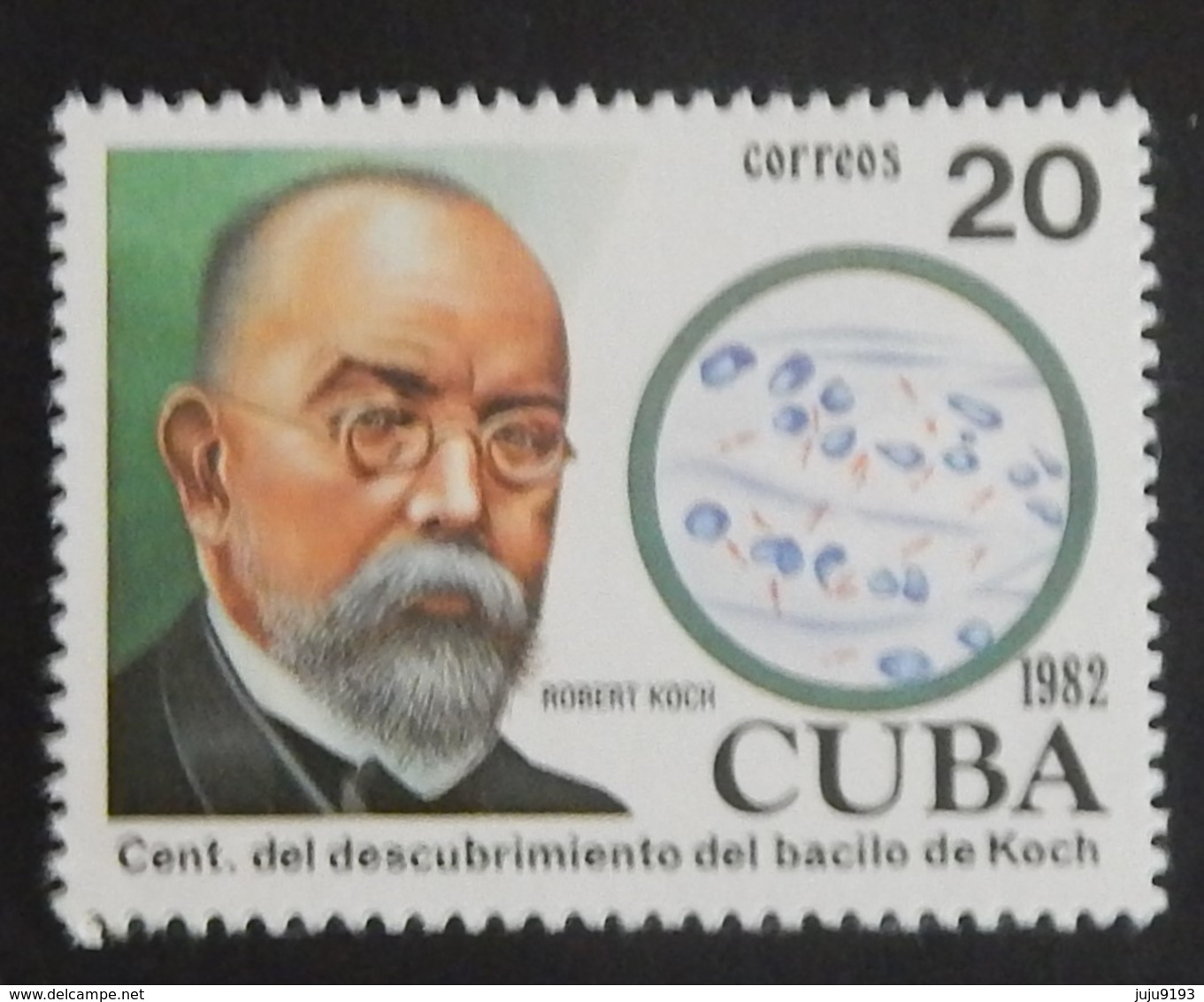 CUBA YT 2376 NEUF(*) "ROBERT KOCH" ANNÉE 1982 - Unused Stamps