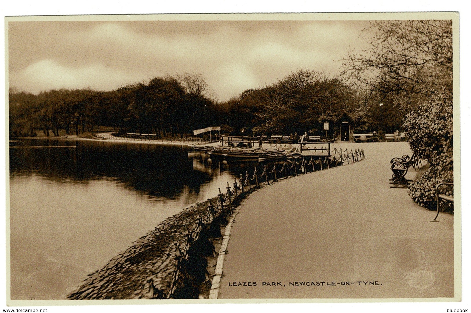 Ref 1363 - Early Postcard - Leazes Park - Newcastle On Tyne Northumbria Northumberland - Newcastle-upon-Tyne