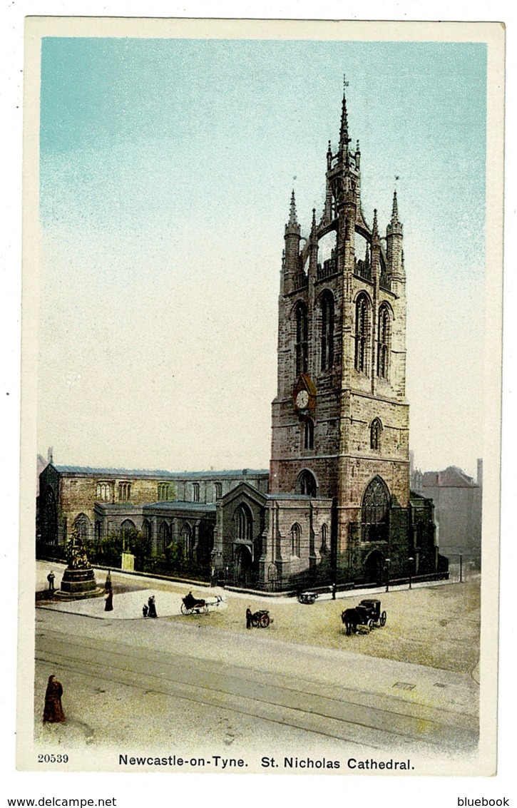 Ref 1363 - Early Postcard - St. Nicholas Cathedral - Newcastle On Tyne Northumbria Northumberland - Newcastle-upon-Tyne