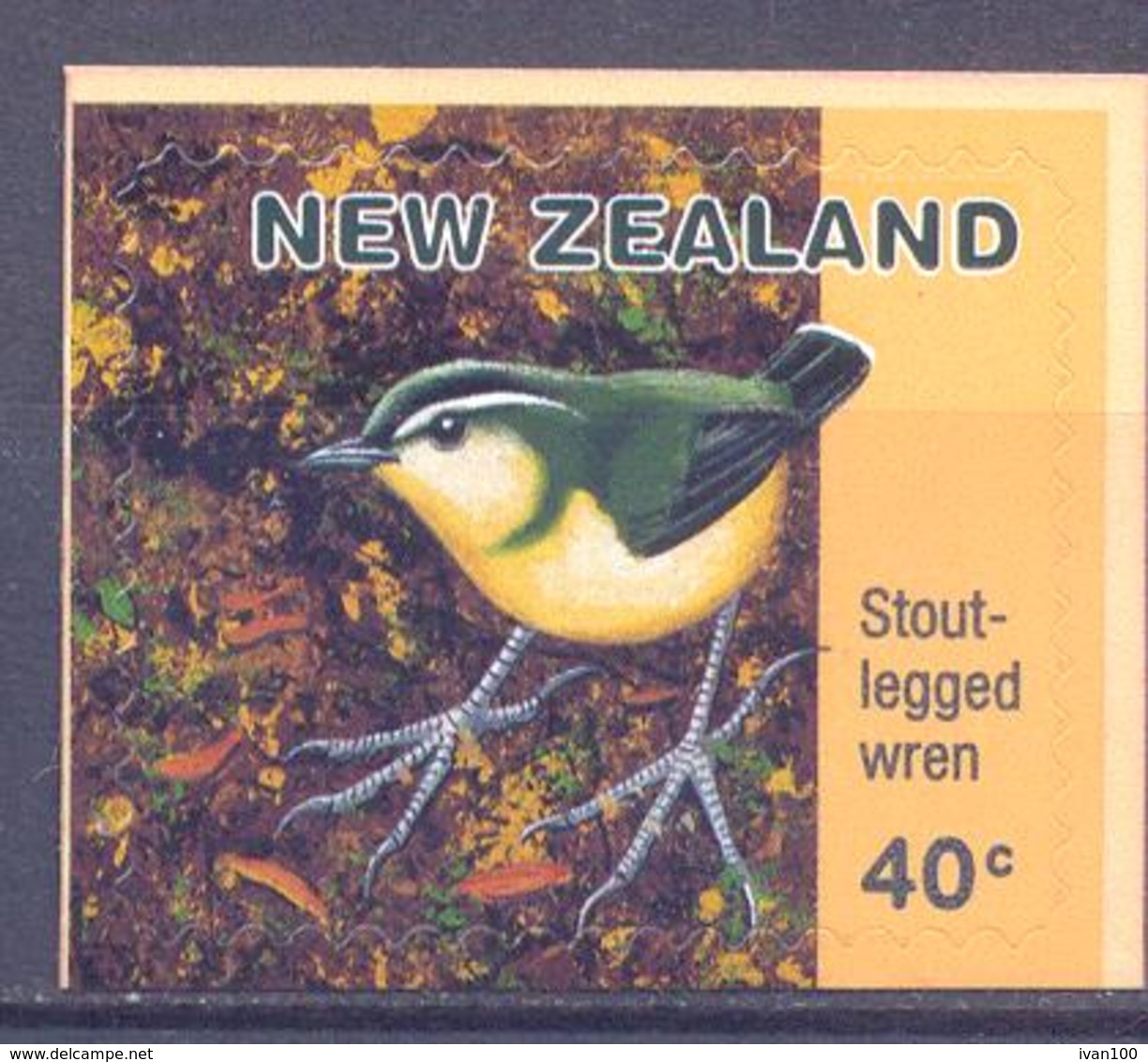 1996. New Zealand, Bird, 1v, Mint/** - Neufs