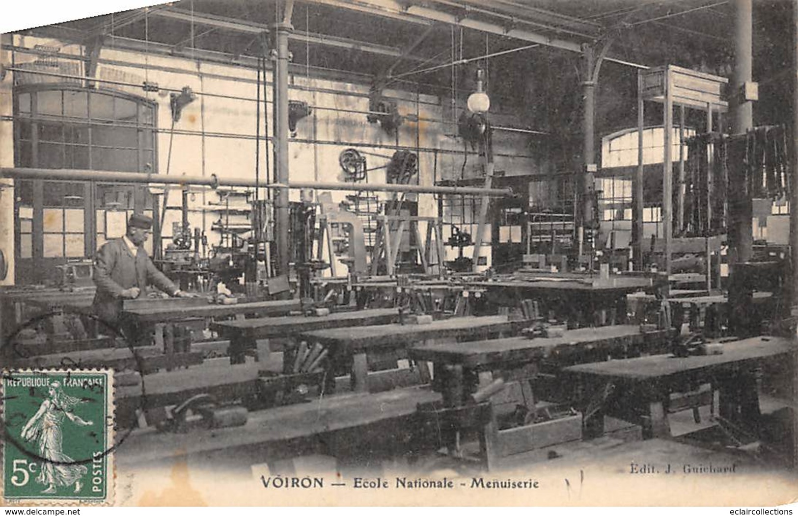 Voiron        38         Ecole Nationale.Menuiserie      (Voir Scan) - Voiron