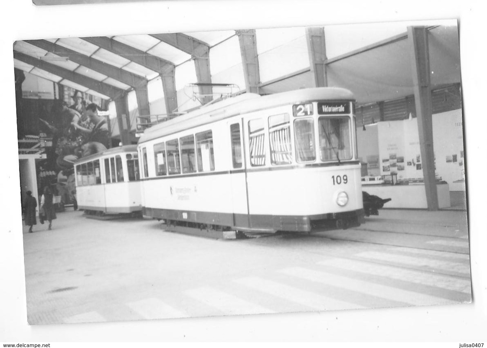 MEUNCHEN MUNICH (Allemagne) Photographie EXPOSITION DES TRANSPORT 1953 Rame Tramway électrique - Muenchen