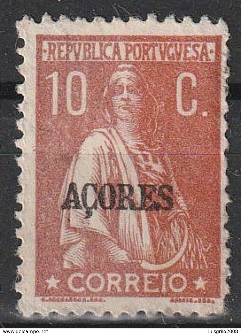 Açores Portugal, 1912 - Ceres -|- Afinsa 158 - 10 C. - Azores