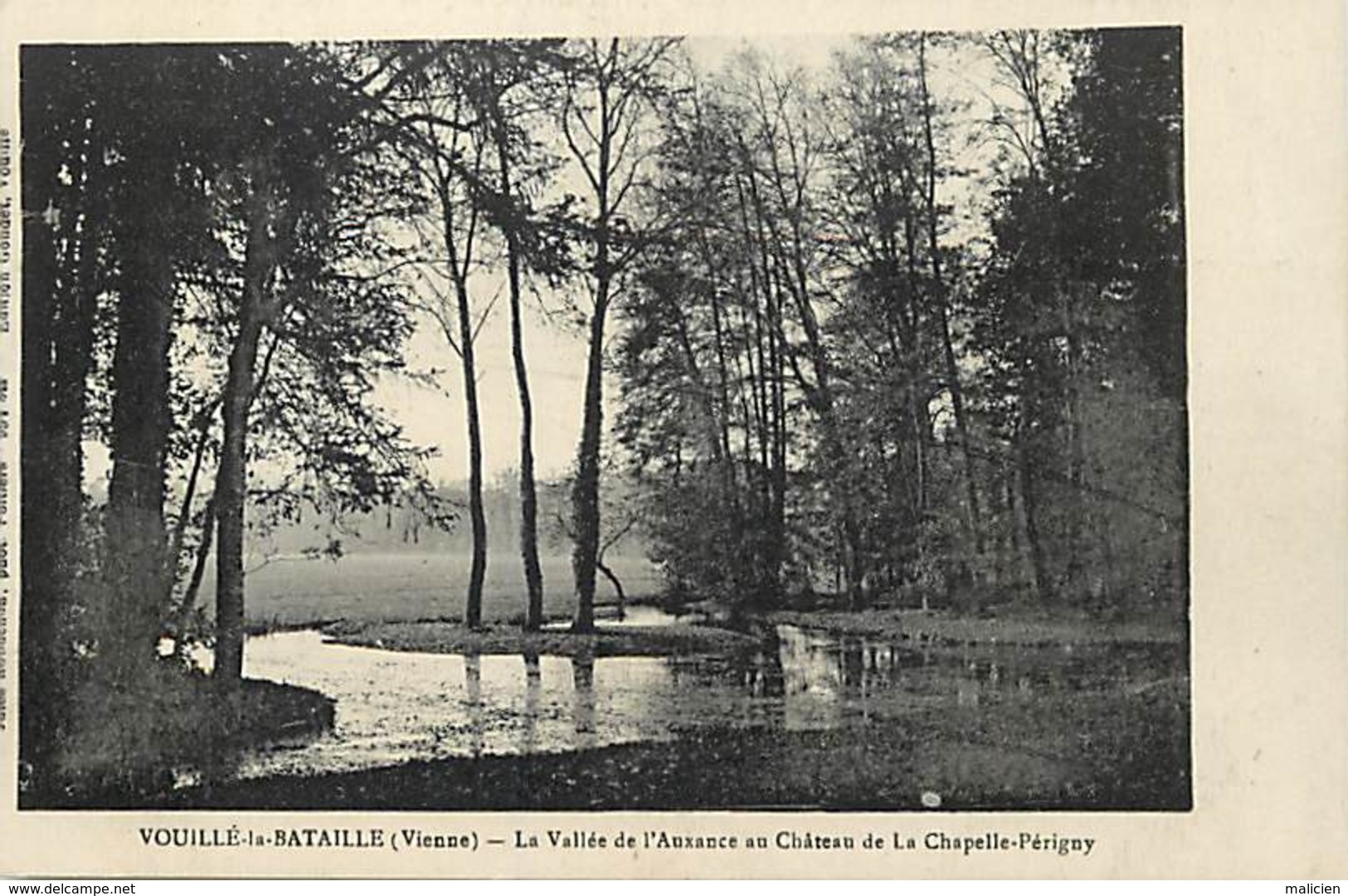 - Vienne -ref-A483- Vouillé La Bataille - Vallée De Auxance Au Chateau De La Chapelle Périgny - Chateaux - - Vouille