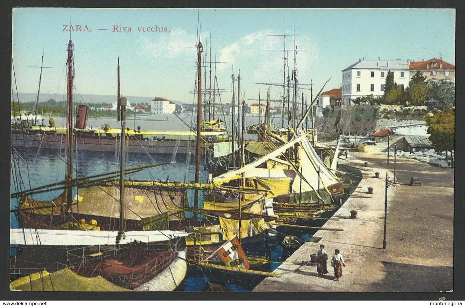 CROATIA HRVATSKA ZADAR ZARA Riva Vecchia Old Postcard (see Sales Conditions) 01945 - Croazia