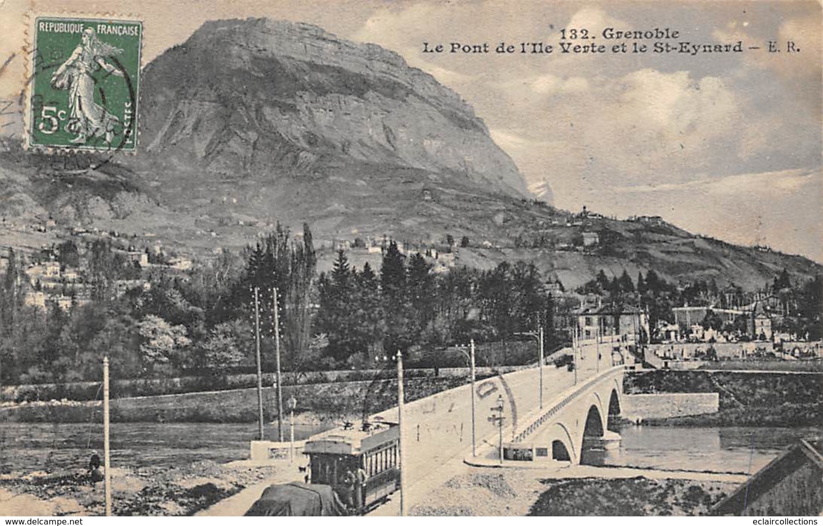 Grenoble         38        Le Pont De L'Ile Verte Et Le Saint Eynard           (Voir Scan) - Grenoble