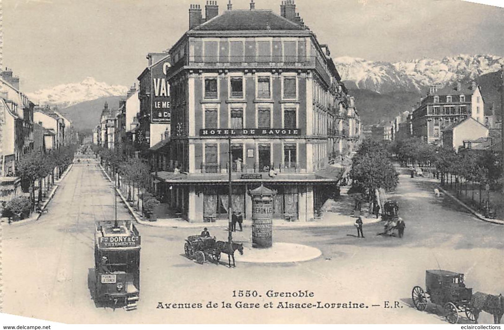 Grenoble         38        Avenues De La Gare Et Alsace-Lorraine           (Voir Scan) - Grenoble