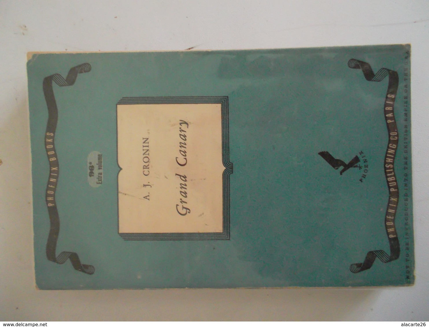 GRAND CANARY Par A.J. CRONIN - Sonstige & Ohne Zuordnung