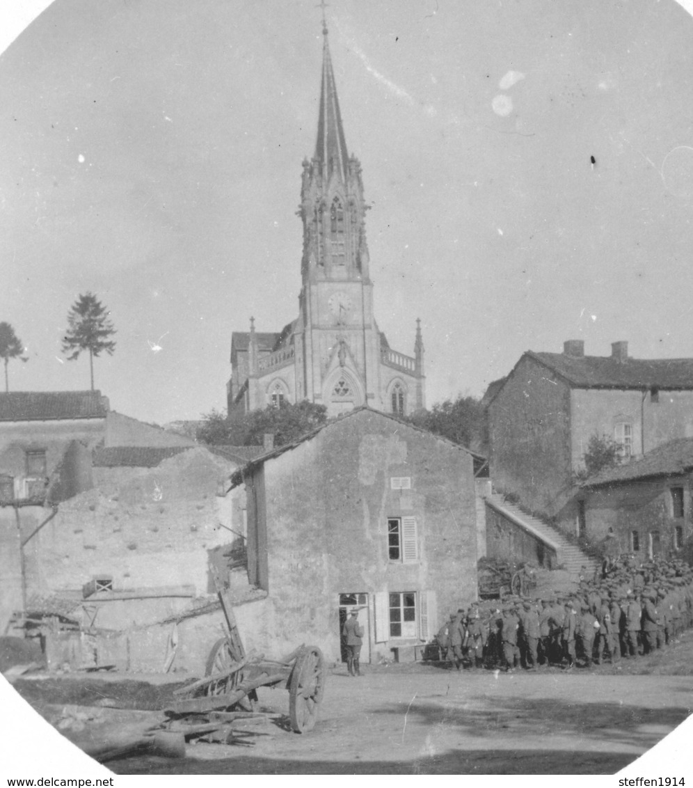 Loupmont    Deutsche Soldaten Frankreich- 10.Ersatz Division  WWI Carte  Photo Allemande  1914-1918 - War 1914-18