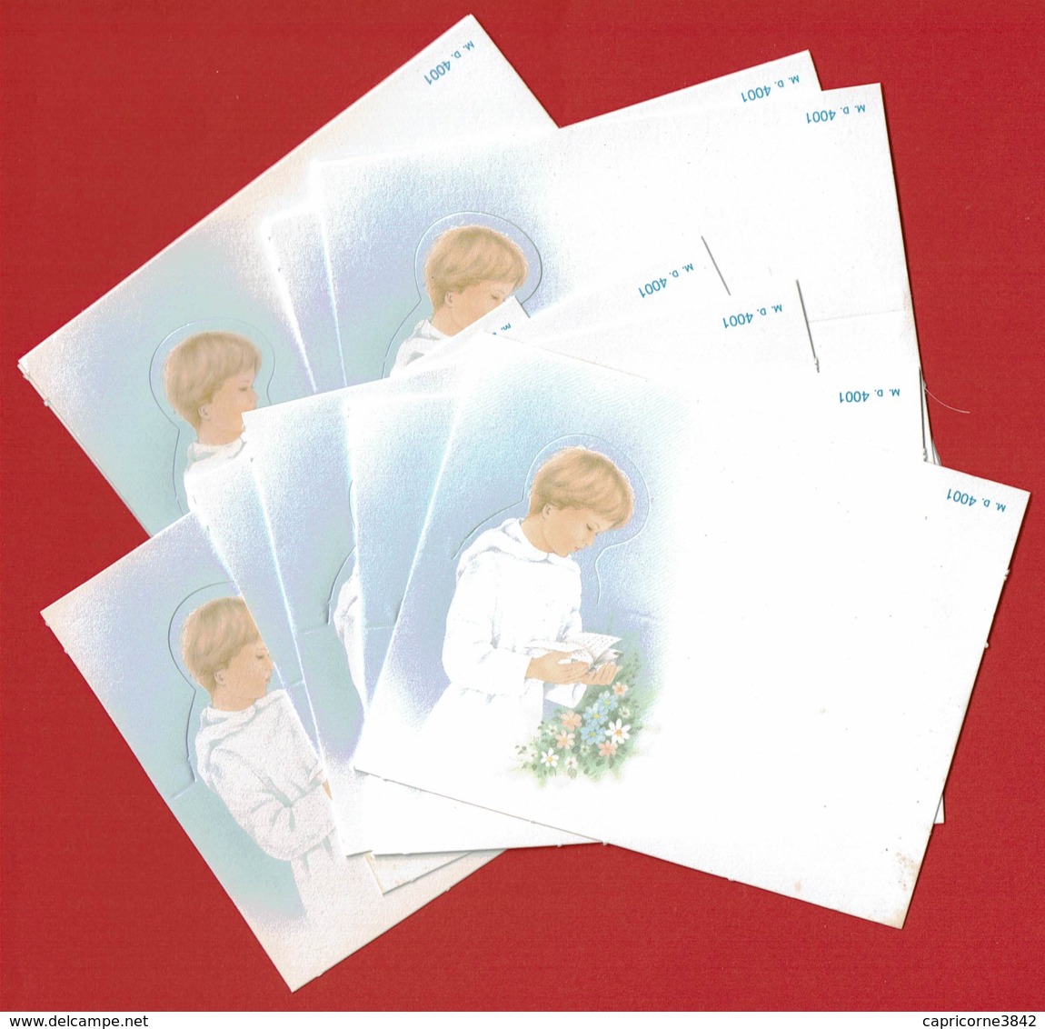 12 Cartes De Table Pour Communion - Comunioni