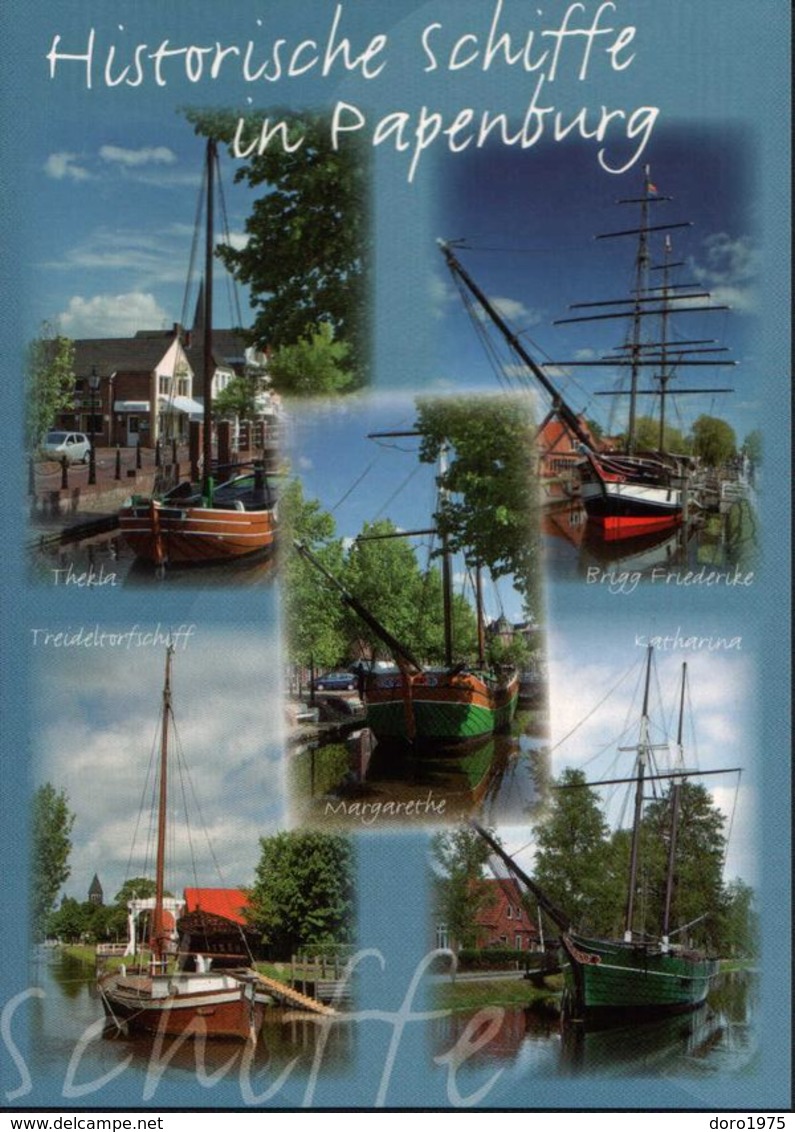 X114 Postkarte Historische Schiffe In Papenburg NEU Ungelaufen - Papenburg