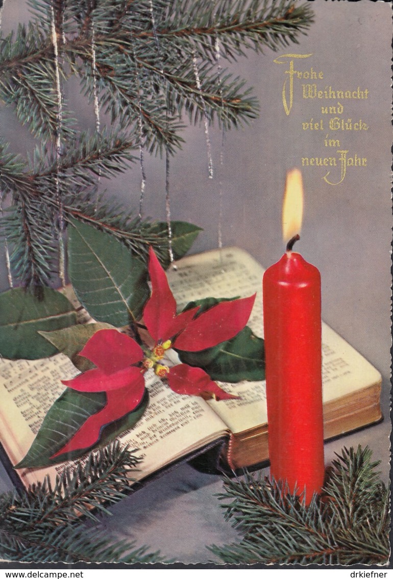 Landpoststempel: Richelsdorf über Bebra 19.12.1960 Auf AK: Weihnachten - Maschinenstempel (EMA)