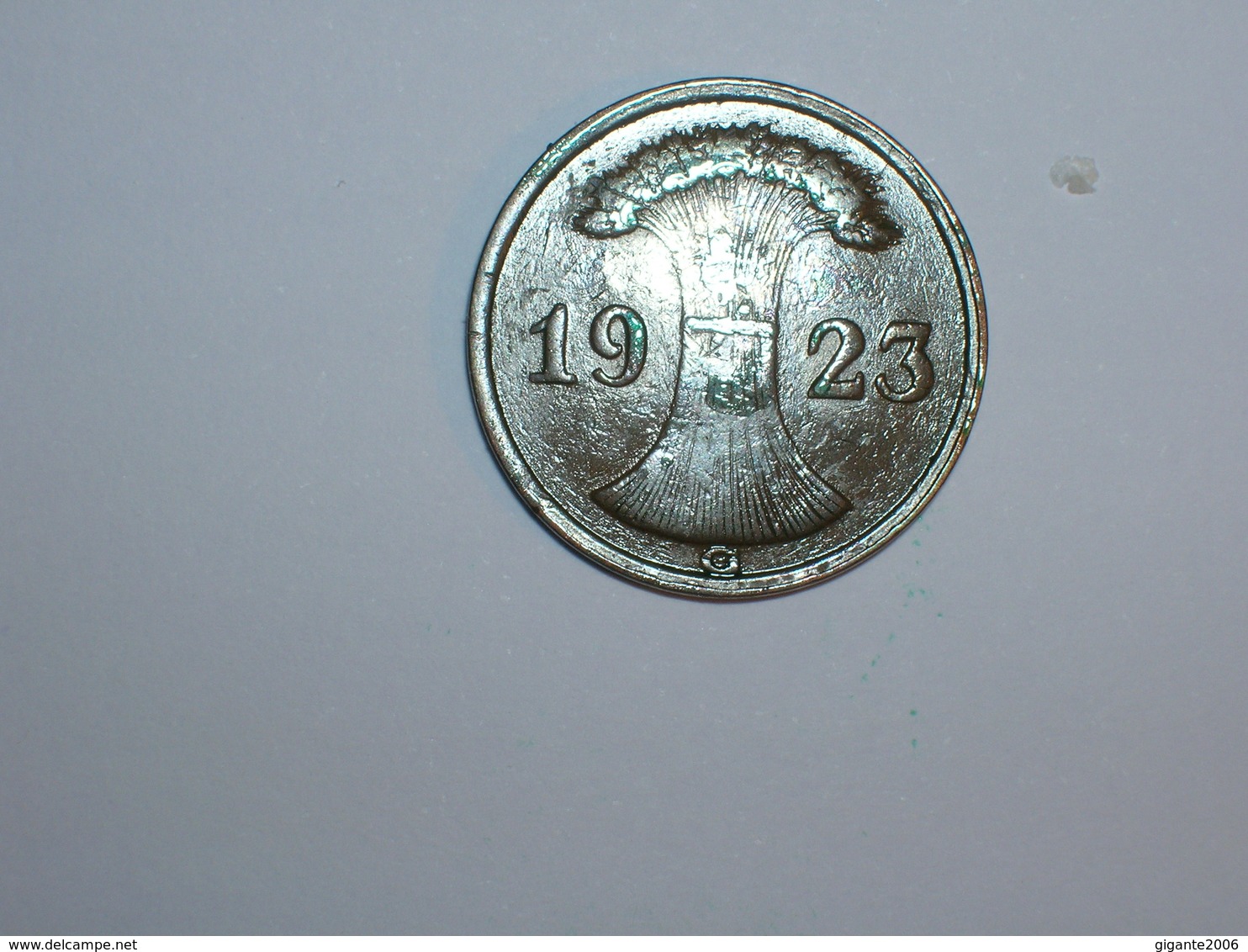 ALEMANIA 2 RENTENPFENNIG 1923 G (1096) - 2 Rentenpfennig & 2 Reichspfennig