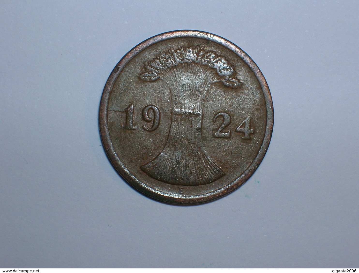 ALEMANIA 2 RENTENPFENNIG 1924 E (1100) - 2 Rentenpfennig & 2 Reichspfennig