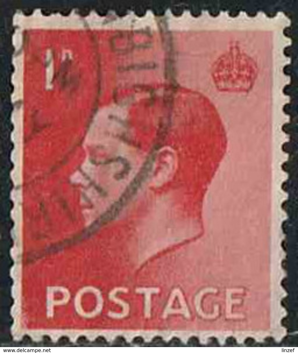 GB 1936 Yv. N°206 - 1p Rose-rouge - Oblitéré - Oblitérés