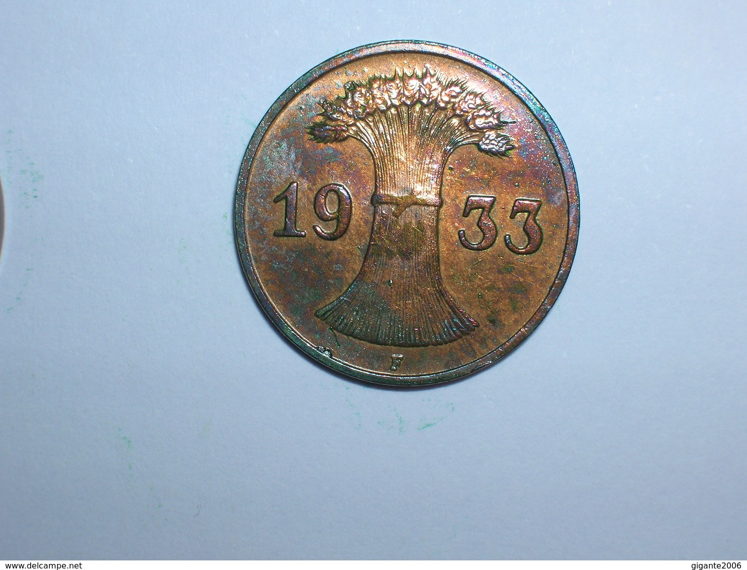 ALEMANIA 1 REICHPFENNIG 1933 F (1145) - 1 Reichspfennig