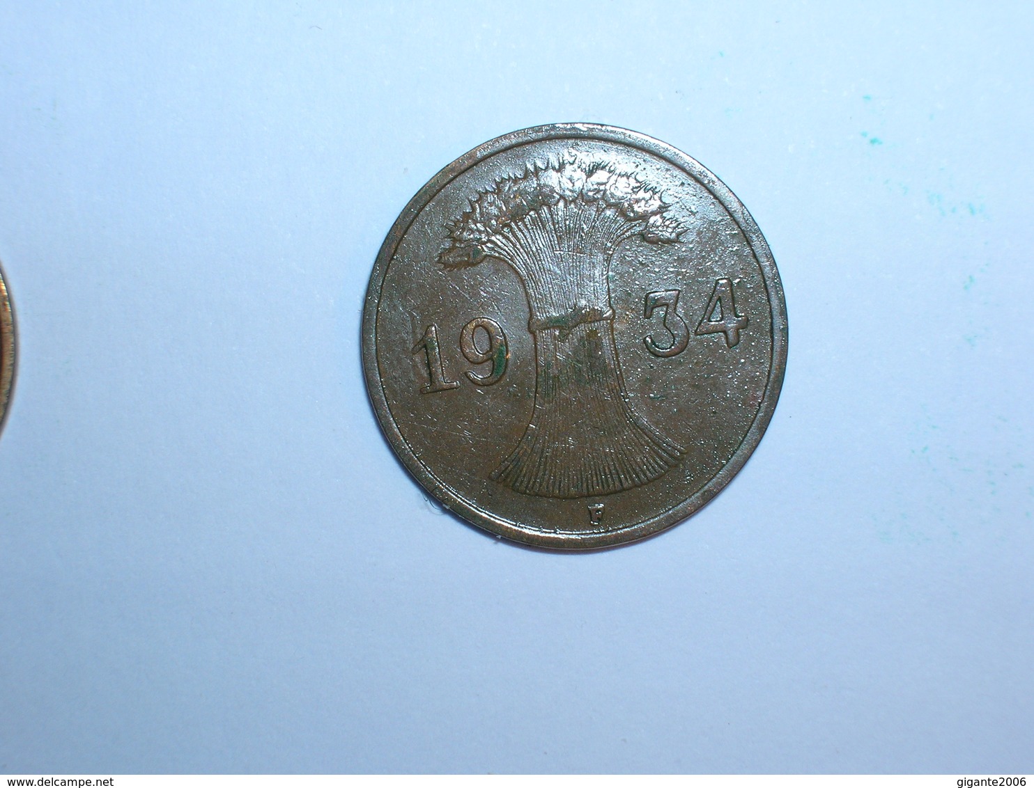 ALEMANIA 1 REICHPFENNIG 1934 F (1149) - 1 Reichspfennig