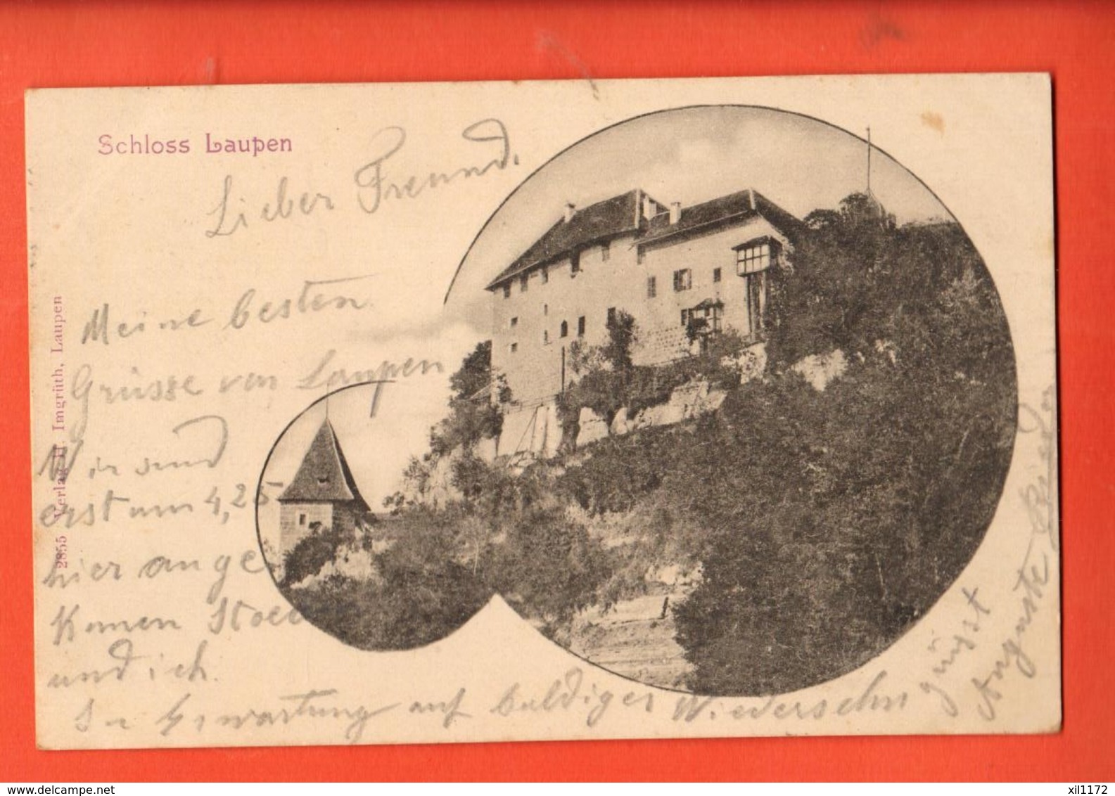 ZAJ-39  Schloss Laupen  Pionier  GElaufen 1902 - Laupen