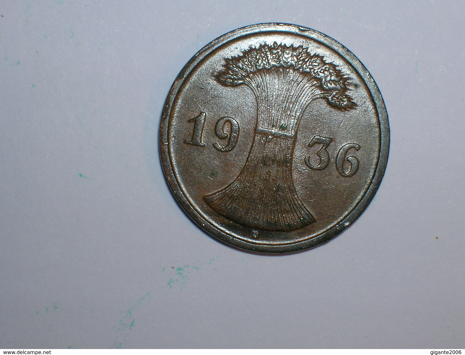 ALEMANIA 1 REICHPFENNIG 1936 D (1178) - 2 Reichspfennig