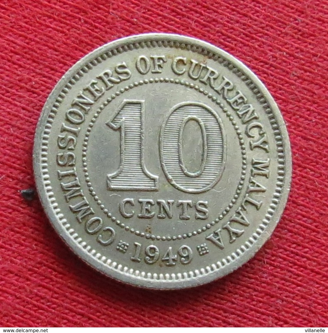 Malaya 10 Cents 1949  Malaia Malaysia Malasia Malaisie Malaysie Wºº - Malaysia