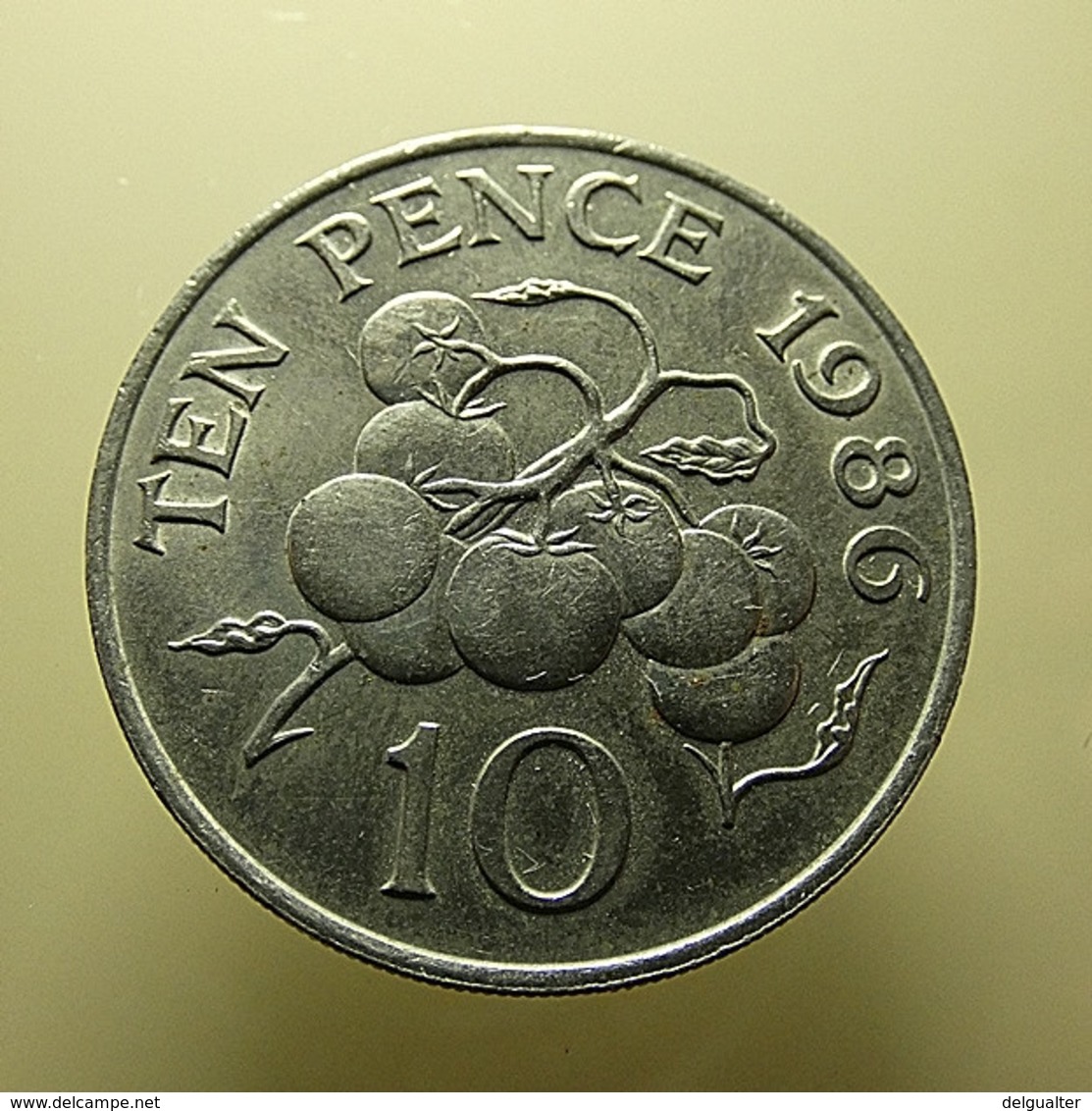 Guernsey 10 Pence 1986 - Guernsey